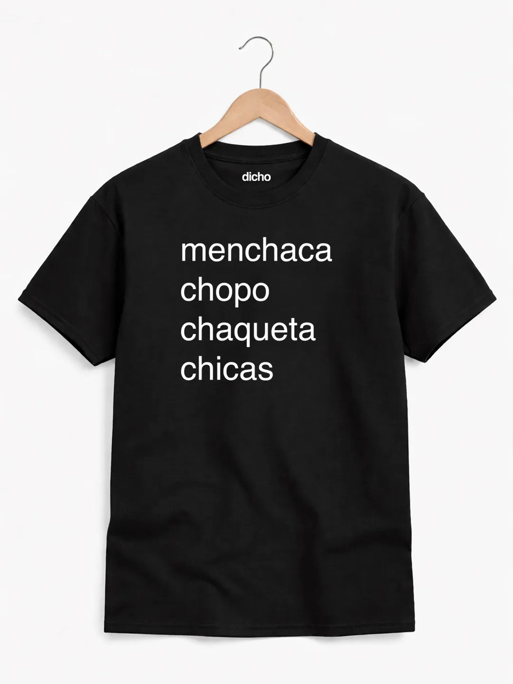 Remera «Menchaca Chopo chaqueta chicas»