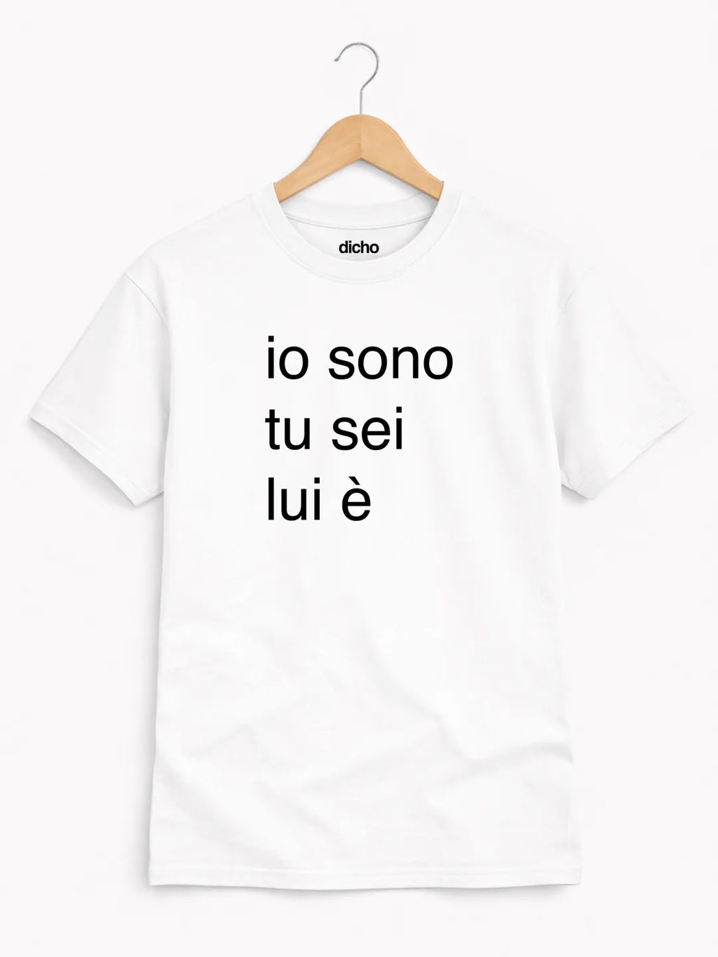 Remera «Io sono, tu sei, lui è»
