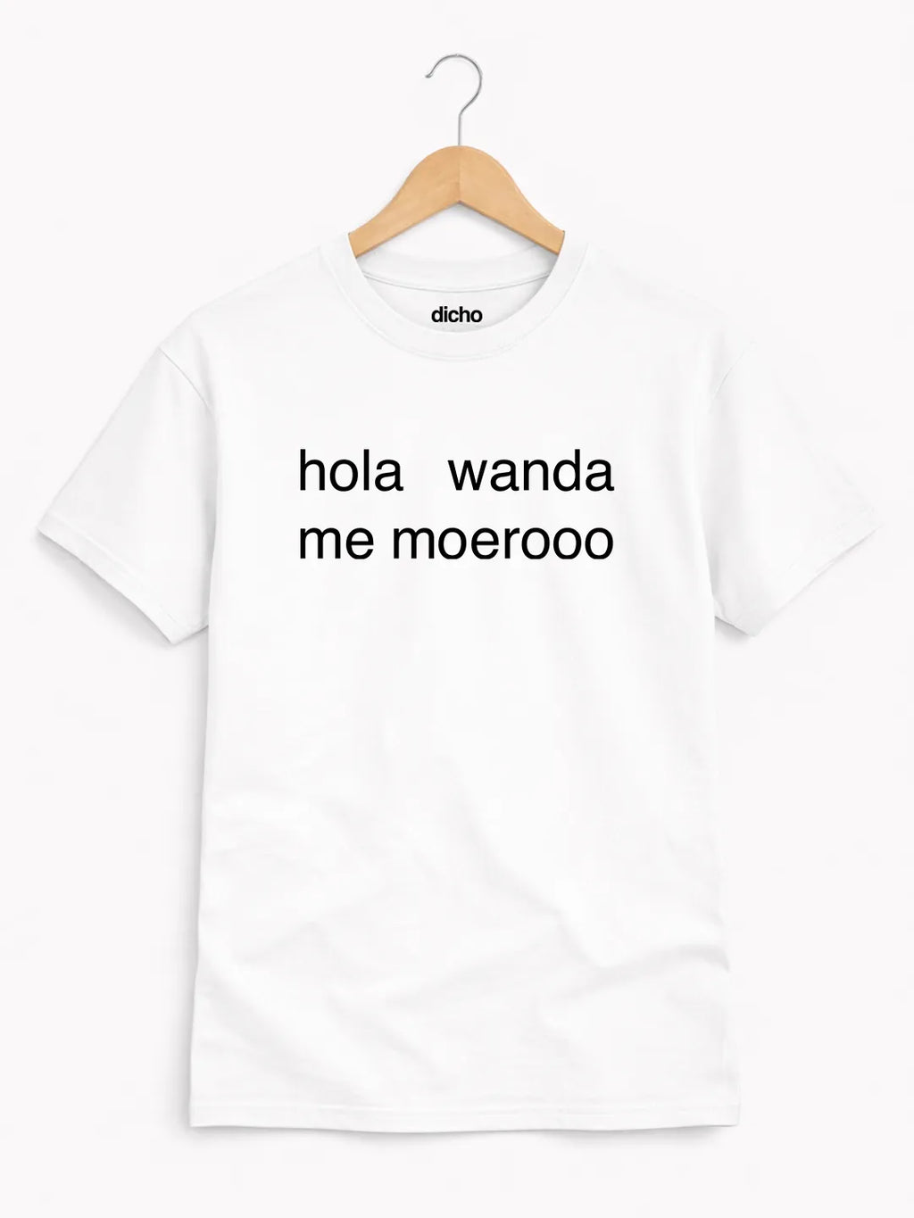 Remera «Hola Wanda me moooero»