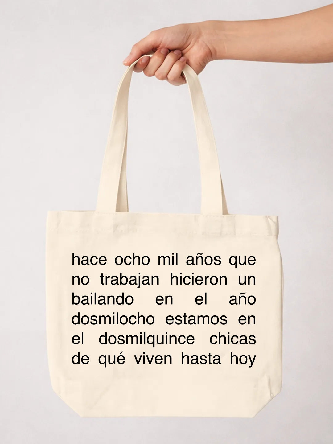 Tote bag «De qué viven?»