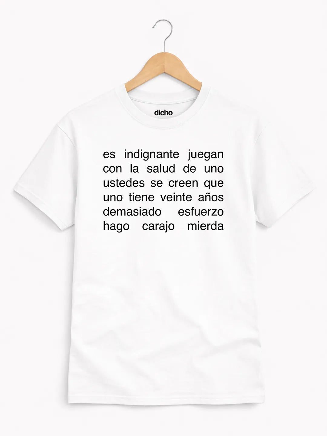 Remera «Carajo, mierda»