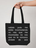 Tote bag «No ves que me incomodás»