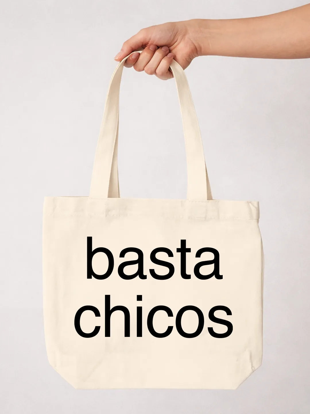 Tote bag «Basta chicos»