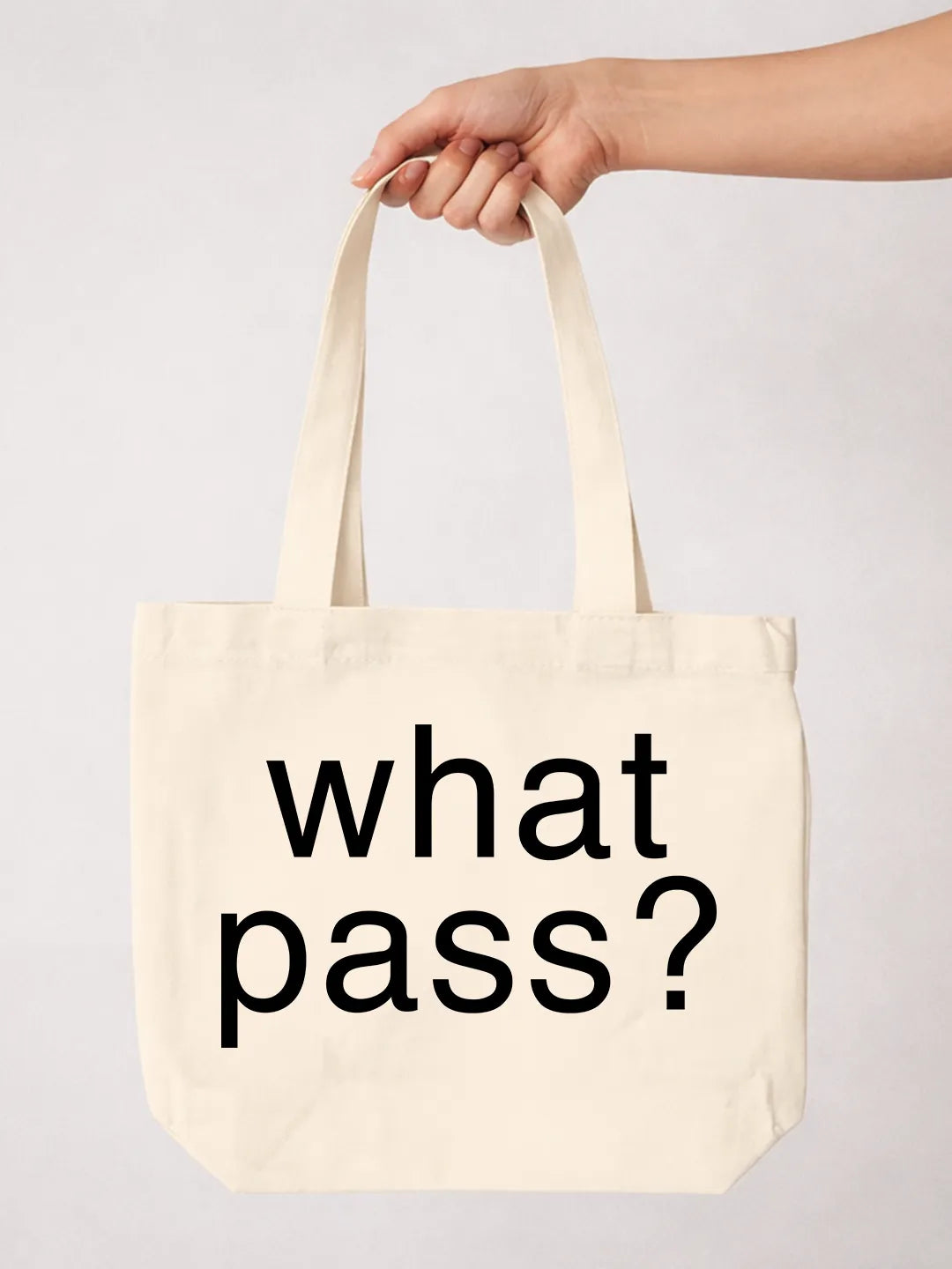 Tote bag «What pass?»