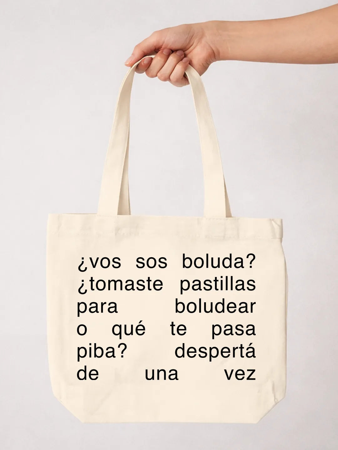 Tote bag «Vos sos boluda?»