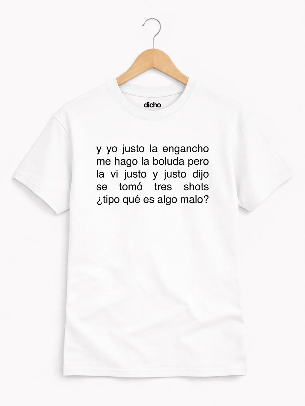 Remera «Se tomó tres shots»