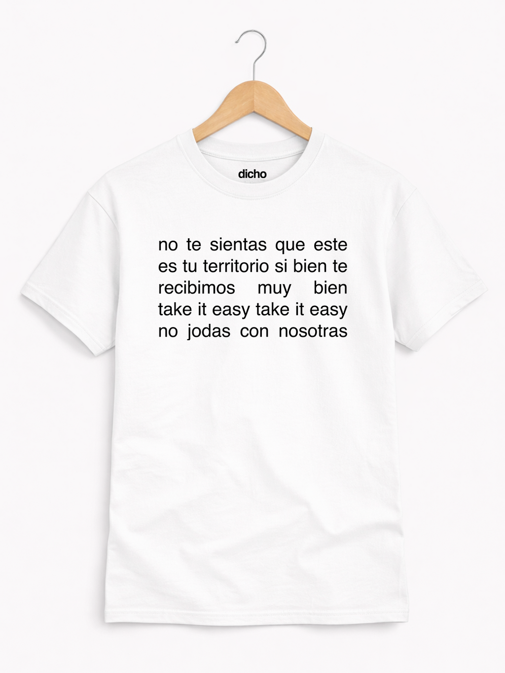 Remera «No jodas con nosotras»