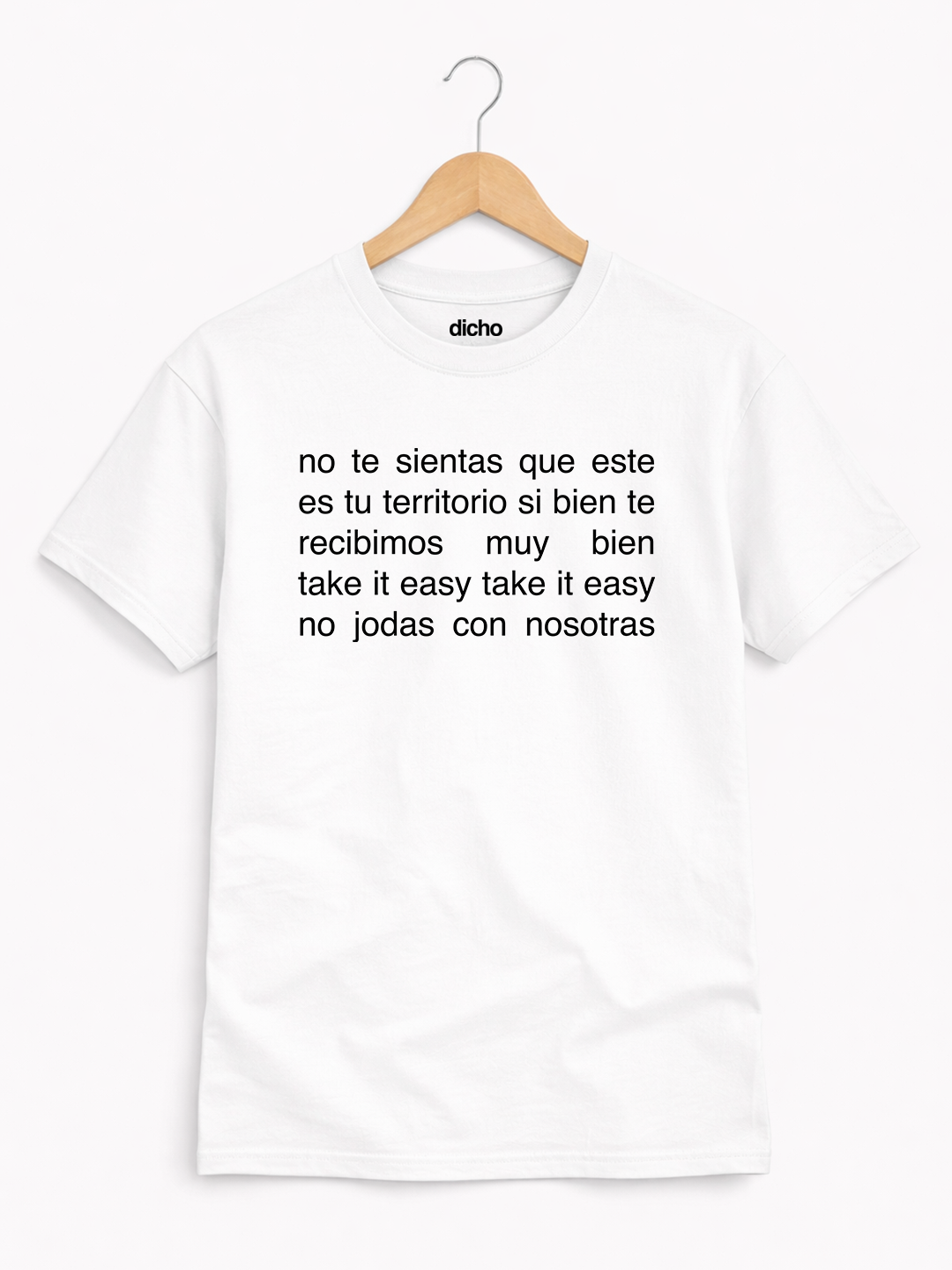 Remera «No jodas con nosotras»